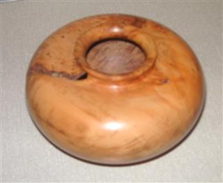 Yew bowl by Bill Burden